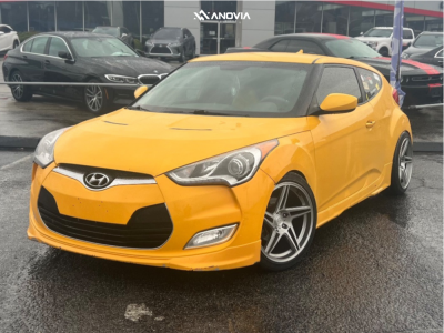 2013 Hyundai Veloster - 18x9.5 35mm - Anovia Carrier - Coilovers - 225/40R18