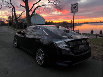 1 2017 Civic Honda Ex D2 Racing Lowering Springs Anovia Elder Brushed Apollo Silver