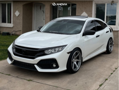 1 2019 Civic Honda Ex Megan Racing Lowering Springs Anovia Titan Brushed Apollo Silver