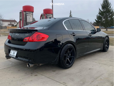 1 2013 G37 Infiniti Sport Swift Springs Lowering Springs Anovia Titan Raven Black