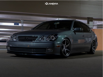 1 2004 Gs300 Lexus Base Megan Racing Coilovers Anovia Titan Brushed Apollo Silver