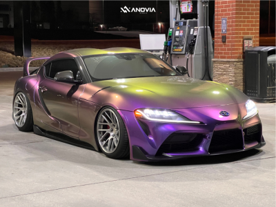 1 2020 Gr Supra Toyota Premium Air Lift Performance Air Suspension Anovia Elder Brushed Apollo Silver