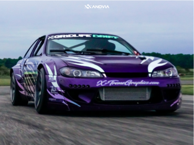 1 1995 240sx Nissan S145 Silvers Coilovers Anovia Kano Chrome