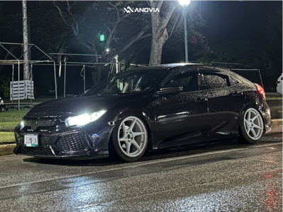 1 2017 Civic Honda Lx Godspeed Project Coilovers Anovia Titan Dove White