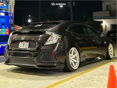 1 2017 Civic Honda Lx Godspeed Project Coilovers Anovia Titan Dove White