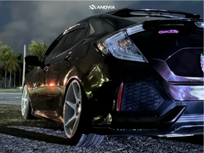 1 2017 Civic Honda Lx Godspeed Project Coilovers Anovia Titan Dove White