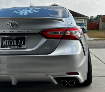 1 2020 Camry Toyota Se Rev9 Power Coilovers Anovia Elder Raven Black