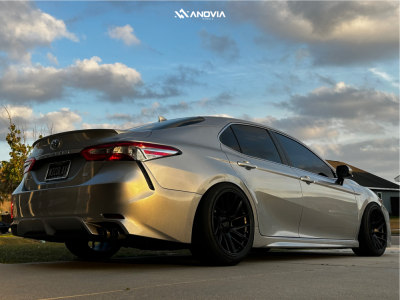 1 2020 Camry Toyota Se Rev9 Power Coilovers Anovia Elder Raven Black