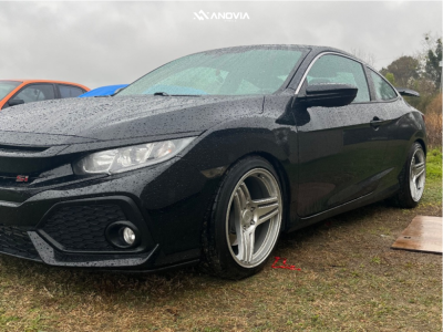 1 2018 Civic Honda Si Eibach Lowering Springs Anovia Treble Painted Silver