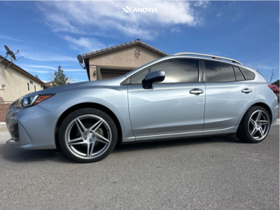 1 2017 Impreza Subaru Limited Stock Stock Anovia Carrier Brushed Apollo Silver