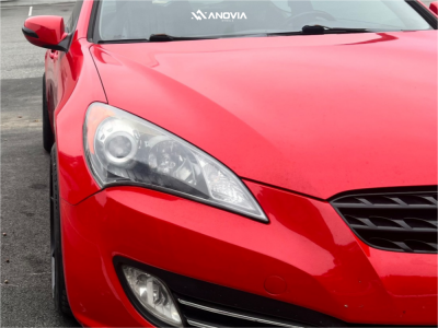 1 2010 Genesis Coupe Hyundai 38 Grand Touring Stock Stock Anovia Titan Raven Black