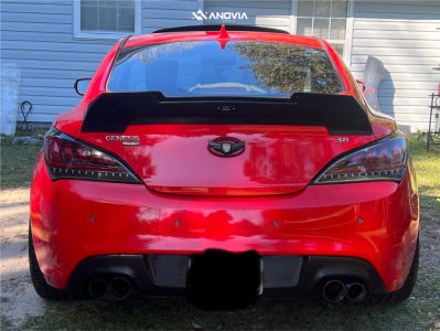 1 2010 Genesis Coupe Hyundai 38 Grand Touring Stock Stock Anovia Titan Raven Black