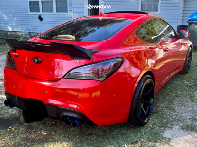 1 2010 Genesis Coupe Hyundai 38 Grand Touring Stock Stock Anovia Titan Raven Black