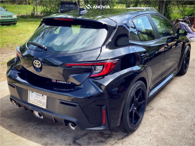 1 2023 Gr Corolla Toyota Core Stock Stock Anovia Titan Raven Black