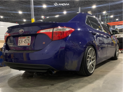 1 2015 Corolla Toyota S Bc Racing Coilovers Anovia Elder Brushed Apollo Silver