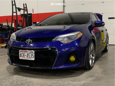 1 2015 Corolla Toyota S Bc Racing Coilovers Anovia Elder Brushed Apollo Silver