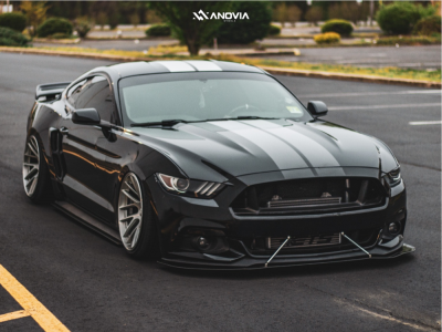 1 2016 Mustang Ford Ecoboost Premium Air Lift Performance Air Suspension Anovia Elder Brushed Apollo Silver