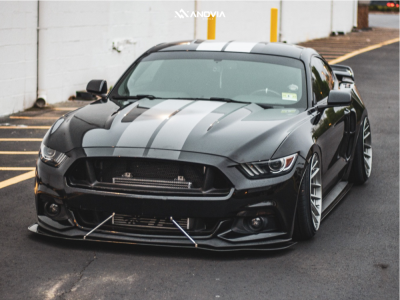 1 2016 Mustang Ford Ecoboost Premium Air Lift Performance Air Suspension Anovia Elder Brushed Apollo Silver