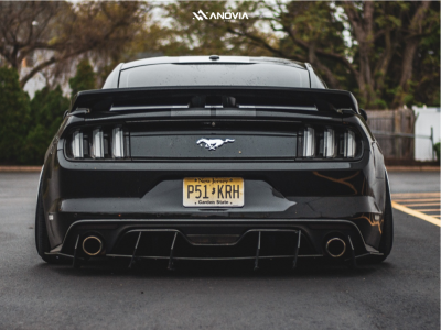 1 2016 Mustang Ford Ecoboost Premium Air Lift Performance Air Suspension Anovia Elder Brushed Apollo Silver