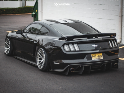 1 2016 Mustang Ford Ecoboost Premium Air Lift Performance Air Suspension Anovia Elder Brushed Apollo Silver