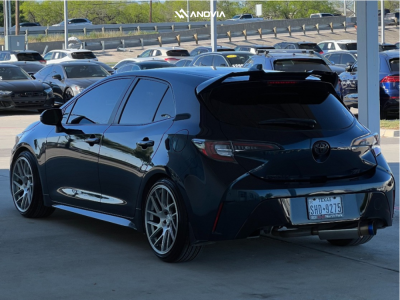 1 2020 Corolla Toyota Xse Megan Racing Lowering Springs Anovia Elder Brushed Apollo Silver