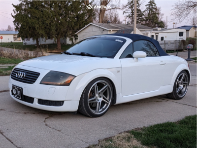 1 2002 Tt Audi Base Solowerks Coilovers Anovia Carrier Brushed Apollo Silver