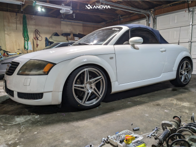 1 2002 Tt Audi Base Solowerks Coilovers Anovia Carrier Brushed Apollo Silver