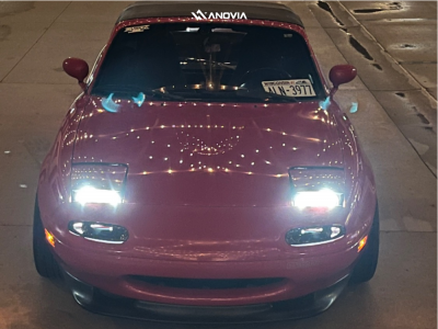 1 1990 Miata Mazda Base Raceland Coilovers Anovia Kano Gunmetal Grey