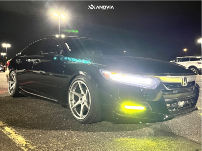 1 2018 Accord Honda Touring D2 Racing Lowering Springs Anovia Titan Brushed Apollo Silver