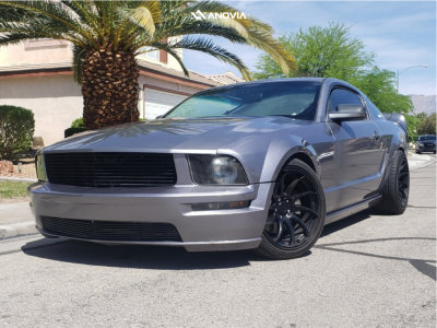 1 2006 Mustang Ford Gt Riaction Coilovers Anovia Night Raven Black