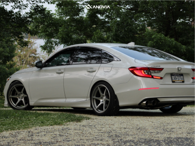 1 2018 Accord Honda Sport D2 Racing Coilovers Anovia Titan Brushed Apollo Silver