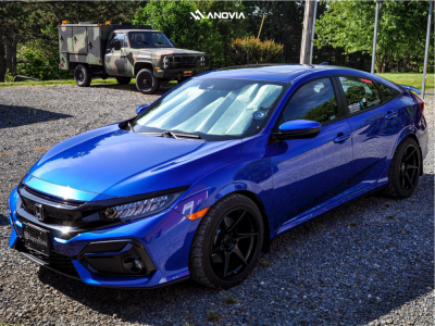 1 2020 Civic Honda Si Stock Stock Anovia Titan Raven Black