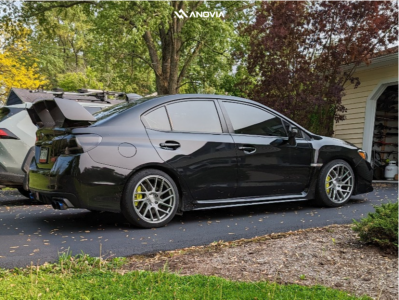 1 2019 Wrx Sti Subaru Base Factionfab Coilovers Anovia Elder Brushed Apollo Silver