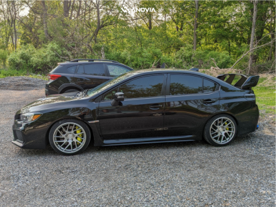 1 2019 Wrx Sti Subaru Base Factionfab Coilovers Anovia Elder Brushed Apollo Silver