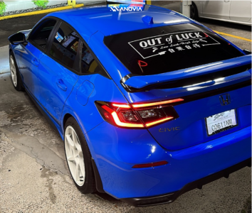 1 2023 Civic Honda Sport D2 Racing Lowering Springs Anovia Titan Dove White