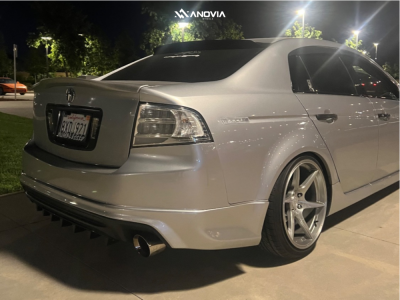 1 2007 Tl Acura Base Tein Coilovers Anovia Titan Brushed Apollo Silver