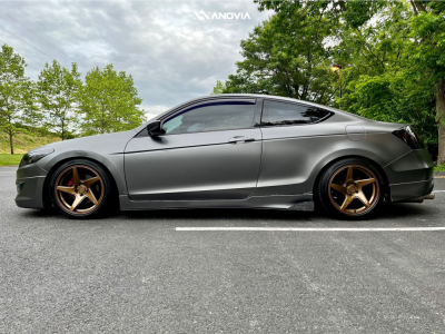 1 2009 Accord Honda Ex L Megan Racing Coilovers Anovia Kinetic Rodin Bronze