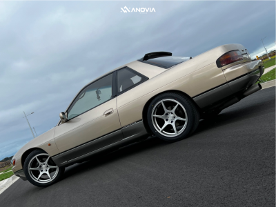 1 1991 240sx Nissan Base Ksport Coilovers Anovia Titan Brushed Apollo Silver