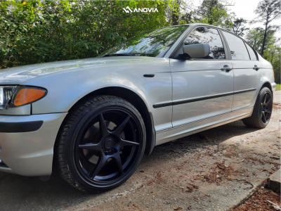 2002 BMW 325xi - 18x8.5 35mm - Anovia Titan - Stock Suspension - 225/40R18