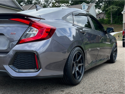 1 2019 Civic Honda Si D2 Racing Lowering Springs Anovia Kano Gunmetal Grey