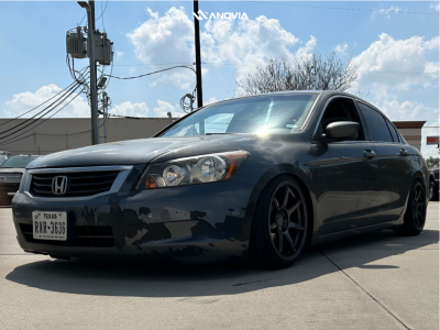 2009 Honda Accord - 18x9.5 35mm - Anovia Kano - Coilovers - 215/35R18