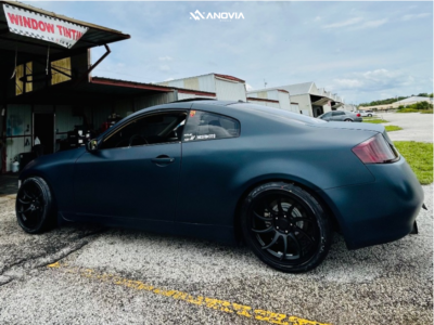 1 2006 G35 Infiniti Base Truhart Coilovers Anovia Night Raven Black