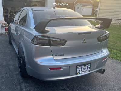 1 2015 Lancer Mitsubishi Es Tein Coilovers Anovia Night Raven Black