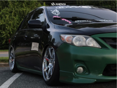1 2012 Corolla Toyota S Truhart Coilovers Anovia Kano Chrome