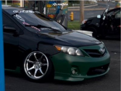 1 2012 Corolla Toyota S Truhart Coilovers Anovia Kano Chrome