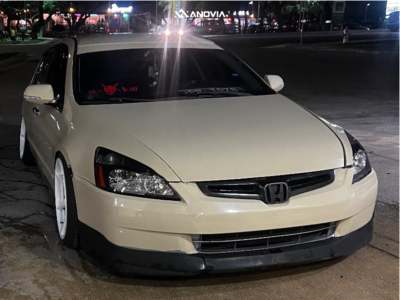 1 2005 Accord Honda Lx Truhart Coilovers Anovia Titan Dove White