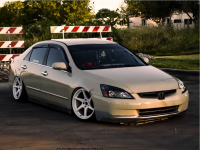 1 2005 Accord Honda Lx Truhart Coilovers Anovia Titan Dove White