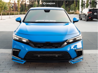 1 2023 Civic Honda Sport Bc Racing Coilovers Anovia Titan Dove White