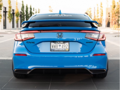 1 2023 Civic Honda Sport Bc Racing Coilovers Anovia Titan Dove White