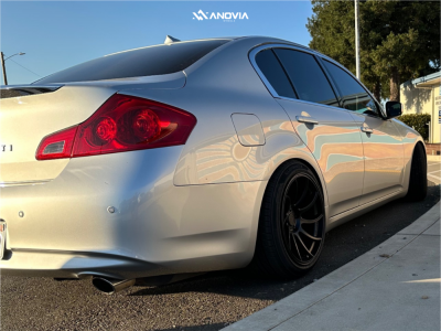 1 2010 G37 Infiniti Journey Megan Racing Lowering Springs Anovia Night Raven Black